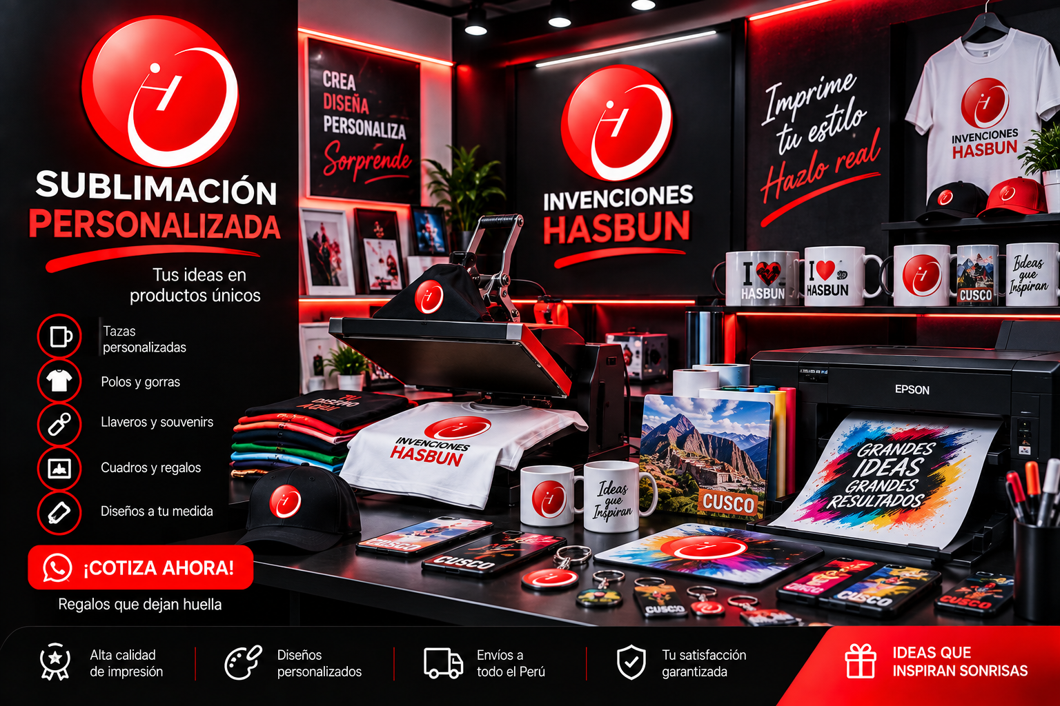 Sublimación personalizada